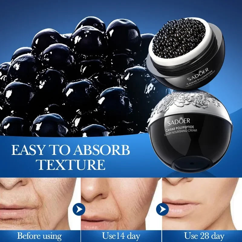 Cremă Facială cu Caviar și Polipeptide