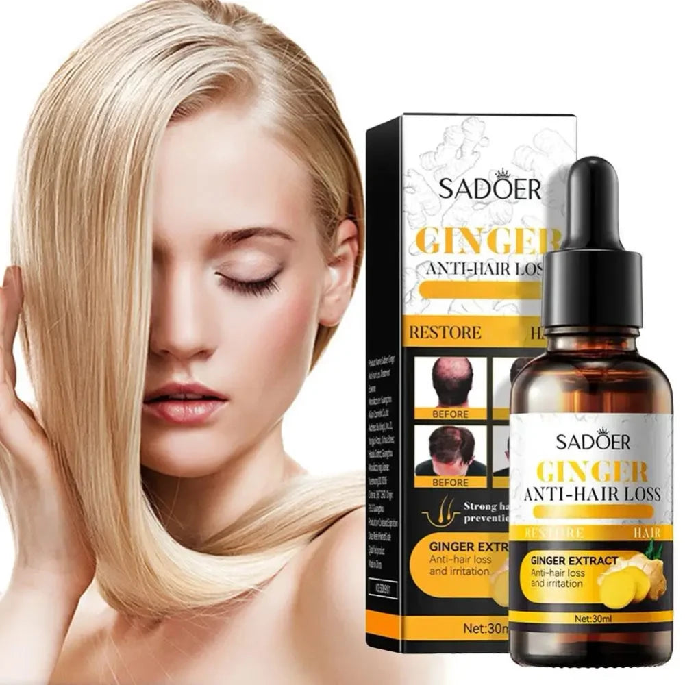 Ser Intensiv Anti-Cădere pentru Păr cu Ginger și Tocopherol