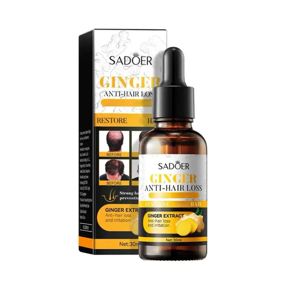 Ser Intensiv Anti-Cădere pentru Păr cu Ginger și Tocopherol