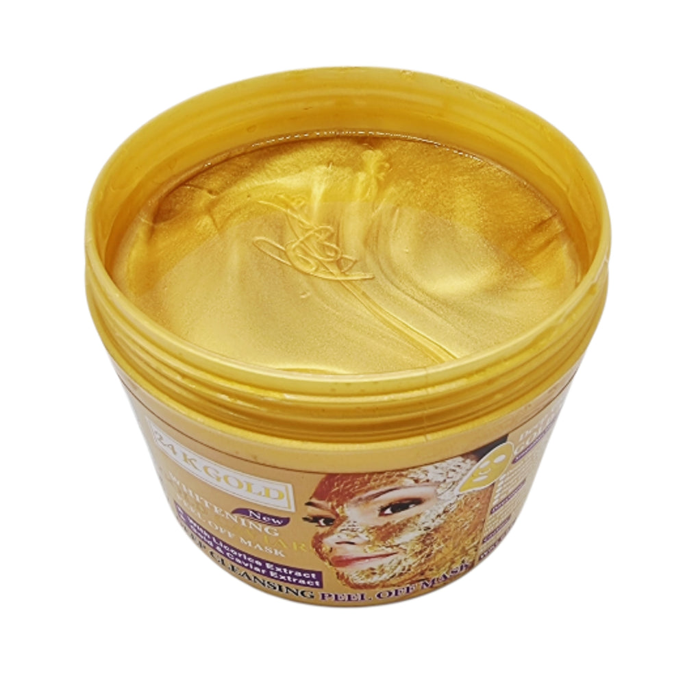Mască Facială Peel-Off cu Caviar și Aur 24K – 300 ml
